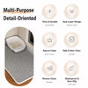 Double-Layer Cat Litter Mat with Collection Pocket