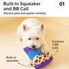 Boot-Shaped Sniffing Toy for Dogs with Crinkle and Squeak Sounds