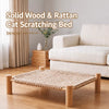 Rattan Cat Bed & Scratcher