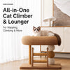 Integrated Cat Scratcher and Resting Bed