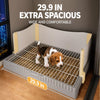 Dog Potty Tray with Splash Guard for Small to Large Dogs