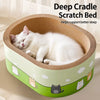Corrugated Cardboard Cat Scratcher Bed