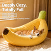 Banana-Shaped Pet Bed for Small Dogs and Cats
