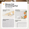 Wall-Mounted Cat Scratching Board with Braided Cotton Rope