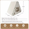 Triangular Cardboard Cat Scratcher House