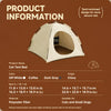 Enclosed Portable Pet Tent Bed for Cats and Small Dogs