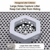 Double-Layer Cat Litter Mat with Collection Pocket