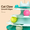 Cat Spinning Wheel Toy with Feather Wand