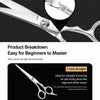 Stainless Steel Pet Grooming Shears for Trimming and Coat Blending