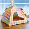 Semi-Enclosed Tent Pet Bed