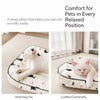 Cotton-Linen Pet Bed Cushion for Small Dogs & Rabbits