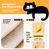 Wall-Mounted Cat Scratcher with Adhesive Backing