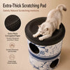 Three-Tier Corrugated Cardboard Cat Scratcher House