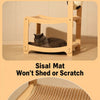 Sisal Cat Scratcher Bed with Soccer Ball Toy