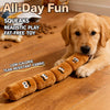 Sausage-Shaped Squeaky Tug Toy for Dogs