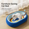 Cat Scratcher Bed with Integrated Resting Area