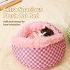 Semi-Enclosed Cave Bed for Cats and Small Dogs