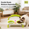 Elevated Ceramic Double Pet Bowls for Cats and Dogs