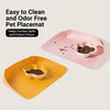 Raised-Edge Pet Bowl Placemat for Cats & Dogs
