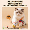 Feather Wobble Cat Toy for Interactive Play
