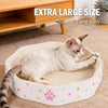 Petal-Shaped Corrugated Cardboard Cat Scratcher