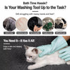 Pet Bathing Gloves for Dog and Cat Grooming