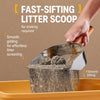 Large Metal Cat Litter Scoop for Tofu and Mineral Litter
