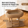 Integrated Cat Scratcher and Resting Bed