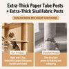 Large Wooden Cat Tree with Sisal Scratching Posts