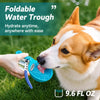 Portable Collapsible Dog Water Bowl for Walks and Travel