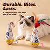 Feather Wobble Cat Toy for Interactive Play