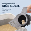 All-in-One Cat Litter Scoop with Waste Bag Storage