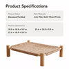 Rattan Cat Bed & Scratcher