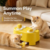 Electric Whack-a-Mole Cat Toy with Moving Feather Teaser