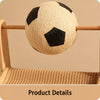 Sisal Cat Scratcher Bed with Soccer Ball Toy