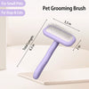 Curved-Handle Pin Brush for Dogs & Cats