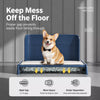 Dog Toilet Tray with Wall Panel and Pull-Out Drawer