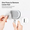 Dual-Sided Deshedding and Detangling Brush for Dogs and Cats