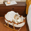 French-Style Cat Bed for Indoor Lounging