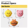Squeaky Textured Ball Dog Toy