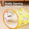 Cat Crinkle Tunnel Toy with Hide-and-Seek Openings