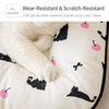 Cotton-Linen Pet Bed Cushion for Small Dogs & Rabbits