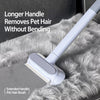 Long-Handle Pet Hair Remover for Sofas, Carpets & Fabric