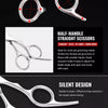 Stainless Steel Pet Grooming Shears for Trimming and Coat Blending