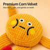 Waffle Plush Cat Toy with Crinkle Paper and Catnip