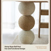 Low-Profile Cat Tree with Sisal Scratcher and Cat Bed
