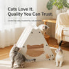 Triangular Cardboard Cat Scratcher House