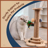 Vertical Sisal Cat Scratching Post with Cat Tree Structure