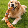 Sausage-Shaped Squeaky Tug Toy for Dogs