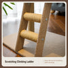 Low-Profile Cat Tree with Sisal Scratcher and Cat Bed